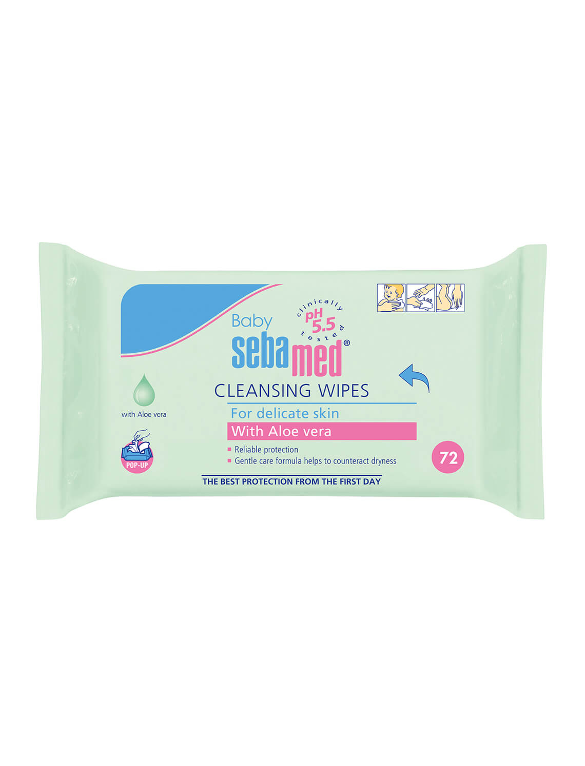 BABY CLEANSING WIPES WITH ALOE VERA